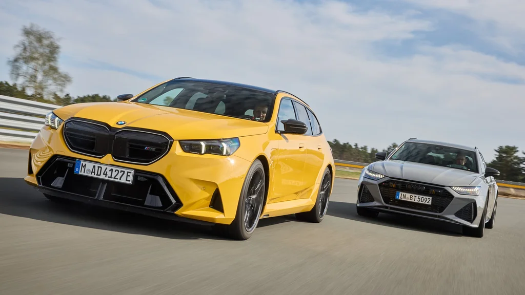 Audi RS 6 Avant vs BMW M5 Touring test