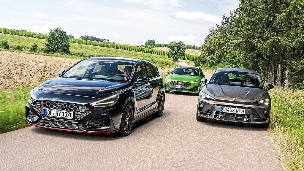 i30 N, Leon VZ Extreme ja Focus ST X vertailussa