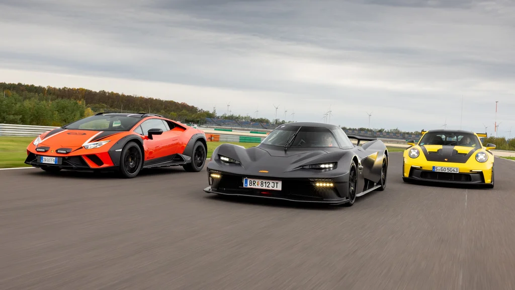 Lamborghini, Porsche ja KTM - Vertailu Lausitzringilla