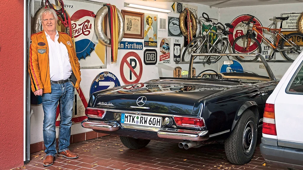 Familjesportbilen Mercedes 250 SL återköpt