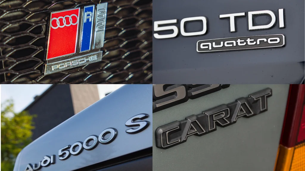 Audis namnförändringar genom tiderna