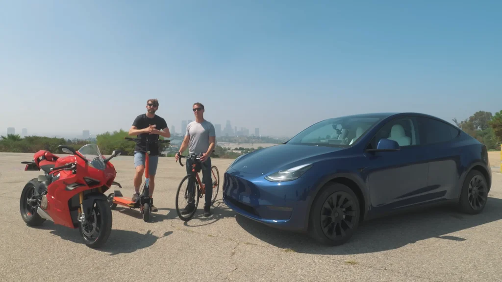Krótszy czas podróży motocyklem w LA