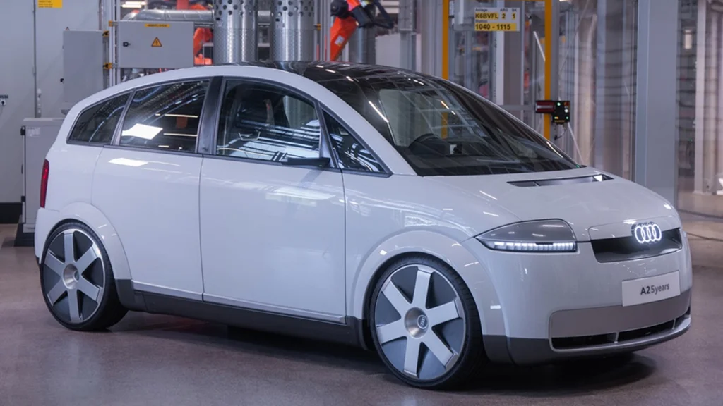 Audi A2 e-tron: 25 let inovace
