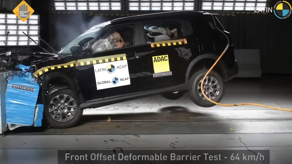 Citroen Aircross z oceną 0 gwiazdek w testach