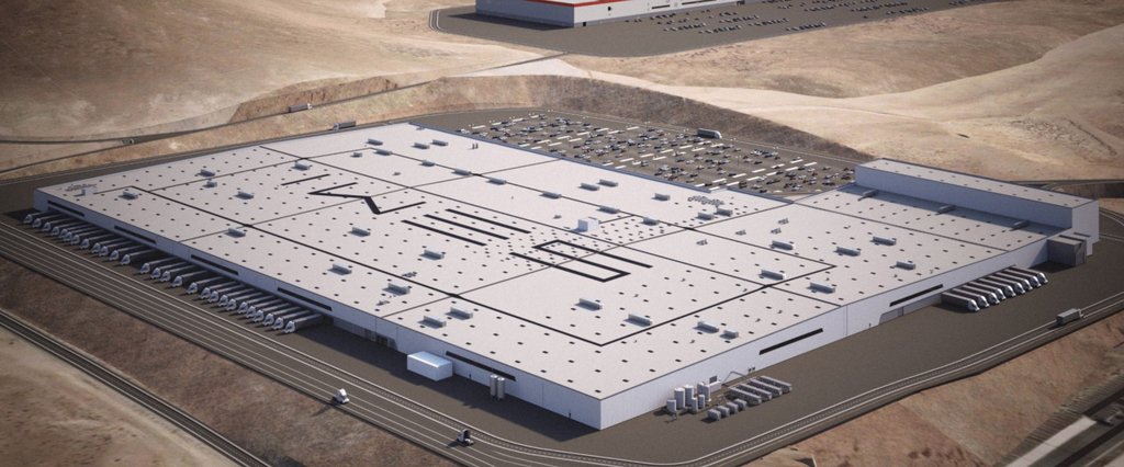 Obrovské množství betonu pro Tesla Semi