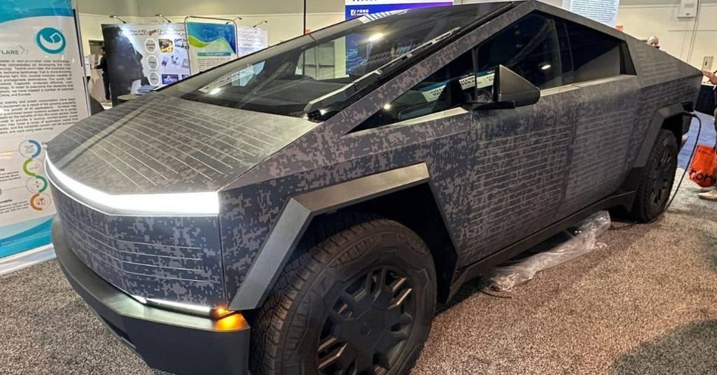 Tesla Cybertruck için Güneş Paneli Kaplaması