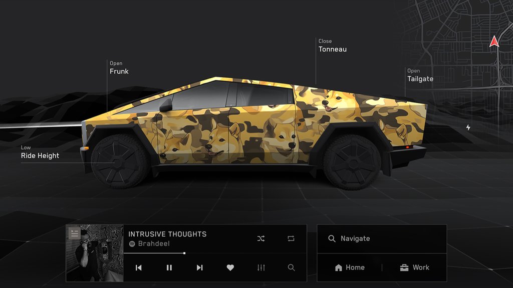 Tesla'nın Cybertruck Avatar Özelleştirmesi