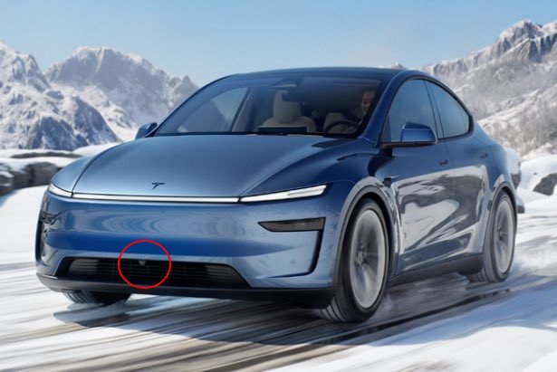 Tesla Model Y'de Önemli Yenilik: Ön Tampon Kamerası