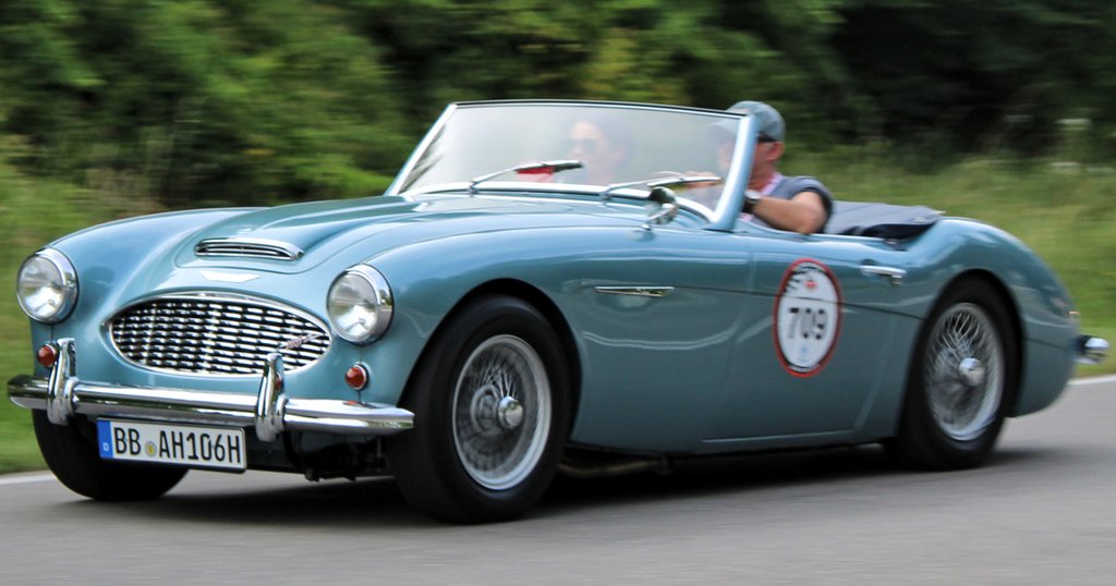 Donald Healý we Austin-Healey ynsanlaýyn