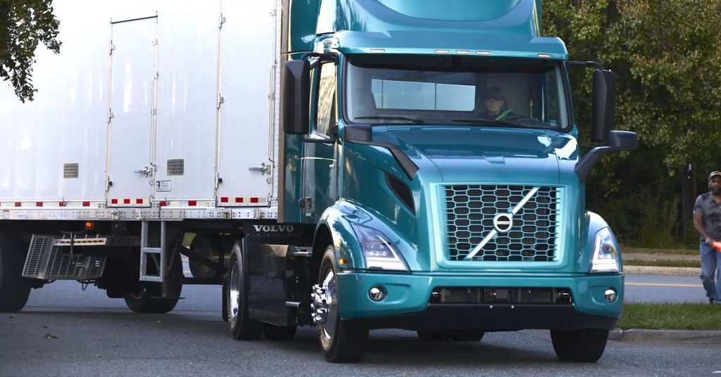 Volvo VNR Electric mashinalari Kaliforniyaga