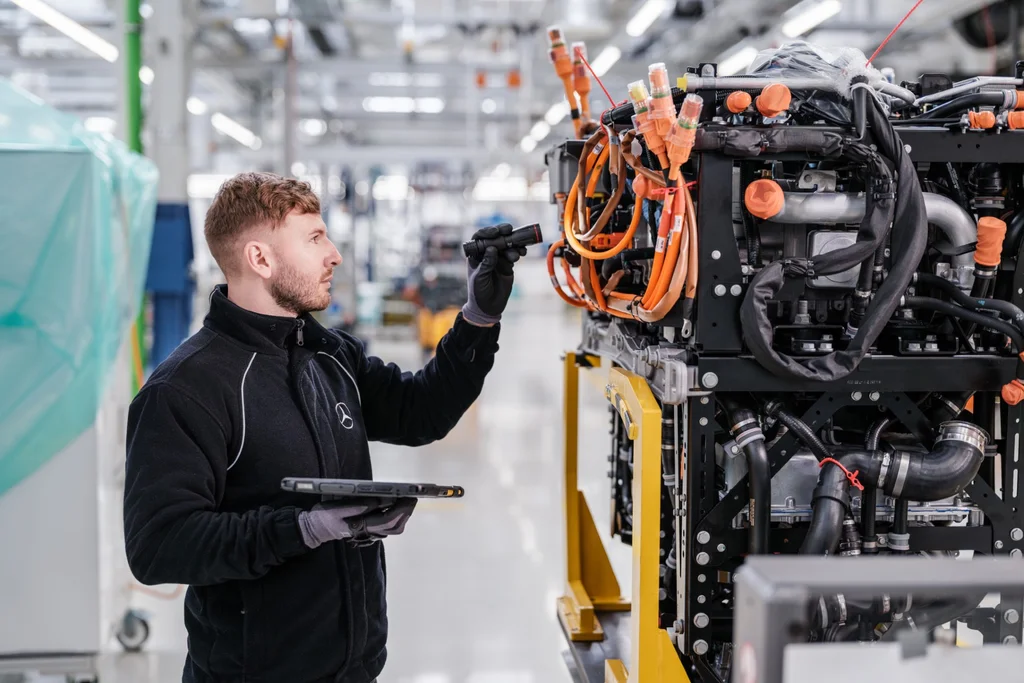 Daimler Trucks Frontbox för eActros 600 i produktion