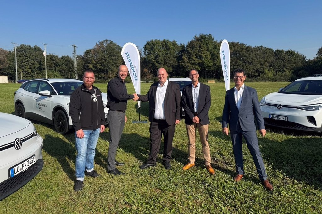 Pfalzwerke elektrifiserer sin bilflåte