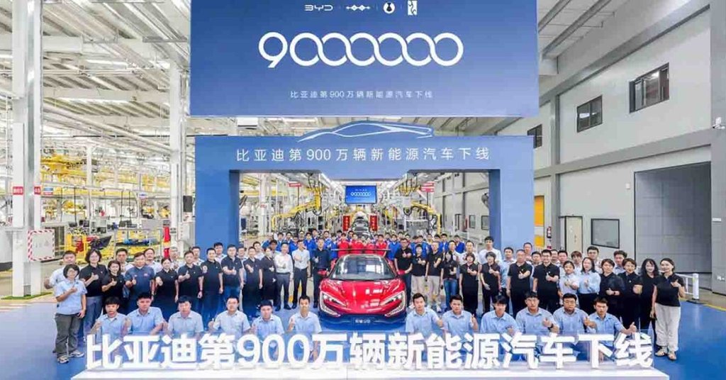 BYD dostigao 9 milijuna NEV s novim rekordima
