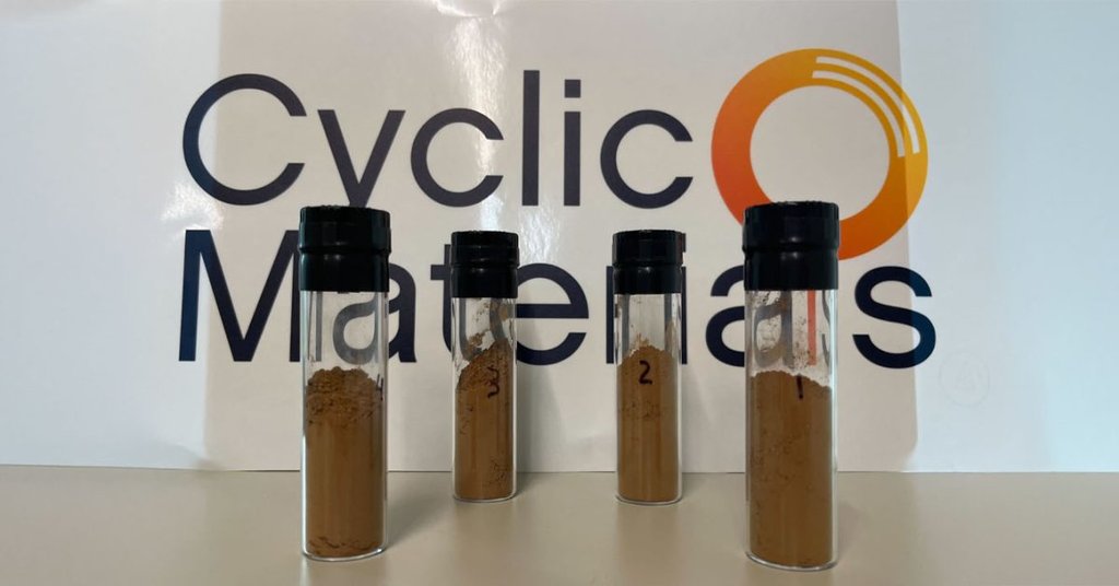 Cyclic Materials dobija 53M za reciklažu rijetkih elemenata