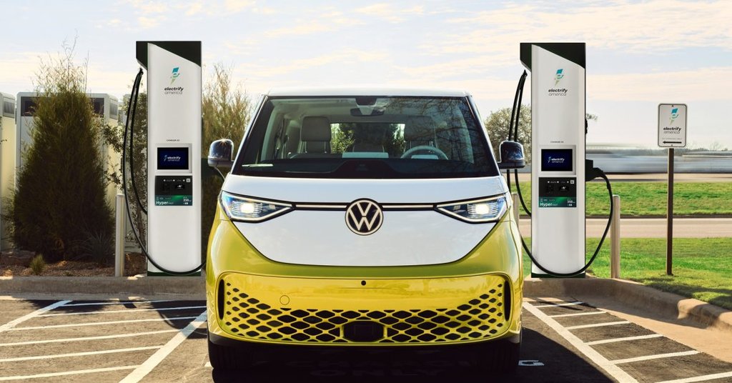 2025 VW ID. Buzz punjenje s Electrify America