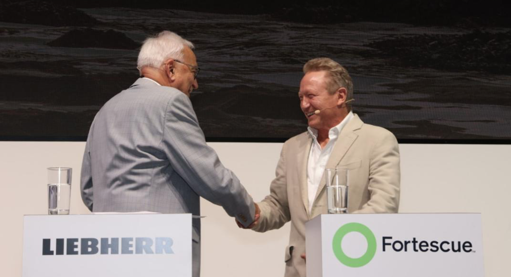 Fortescue i Liebherr: Ugovor od 2,8 milijardi dolara