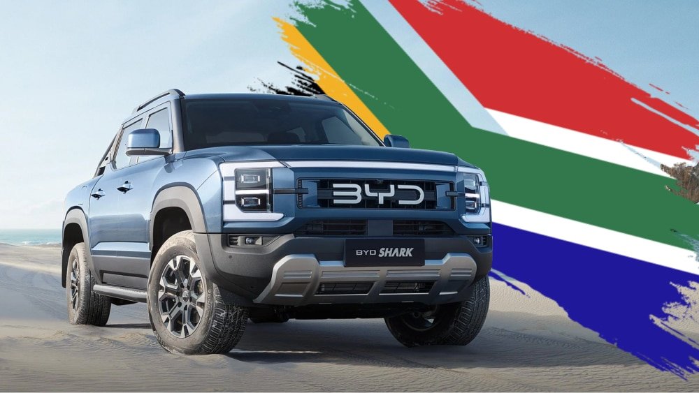 BYD Shark пикапы Оңтүстік Африкада 2025 жылы