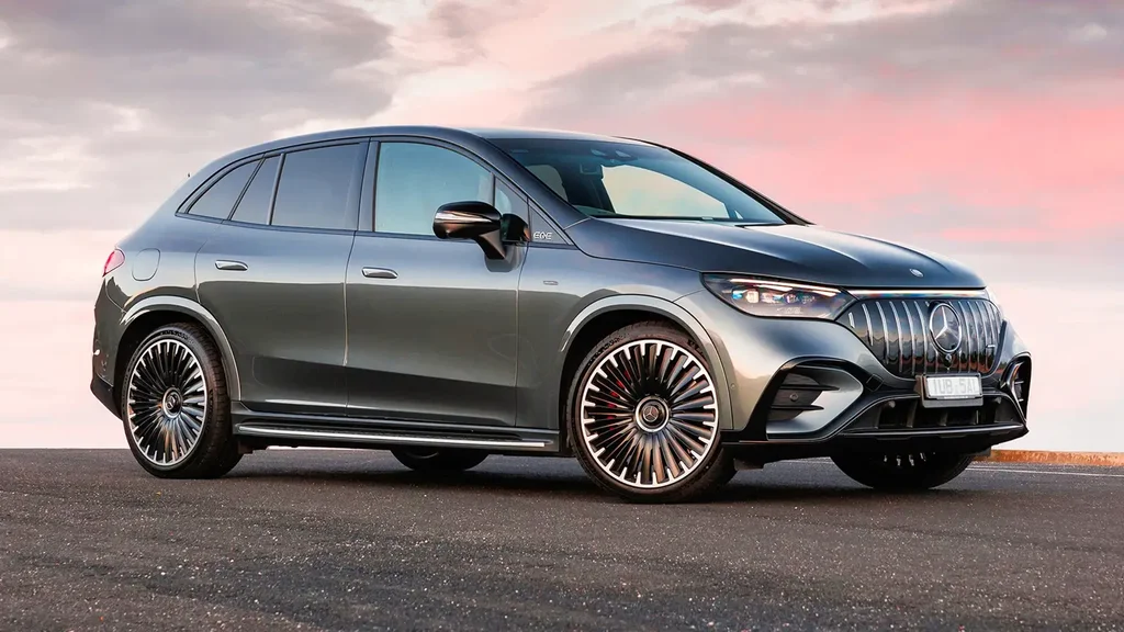 2024 Mercedes-AMG EQE53 SUV: Sinovdan o'tgan vaqtlari
