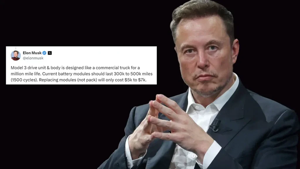 Tesla bataryalarynyň dowamlylygy baradaky maglumatlar