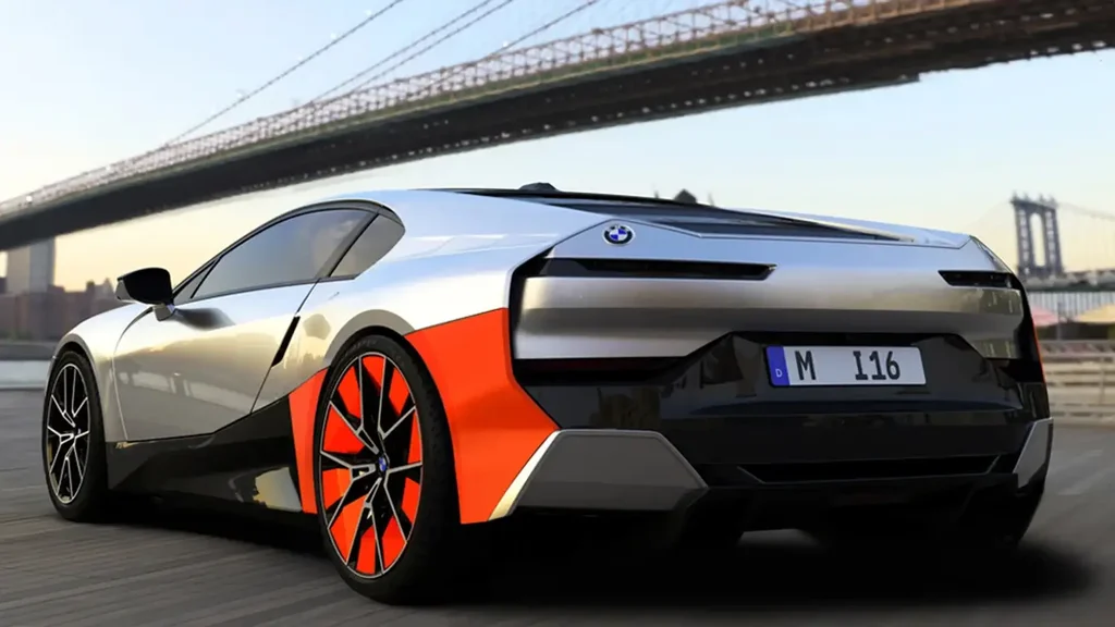 BMW 1000kW elektrik hiperawtomobili taslamasy.